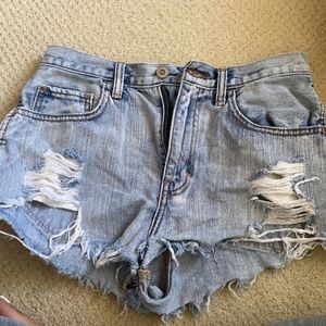 High rise shorts